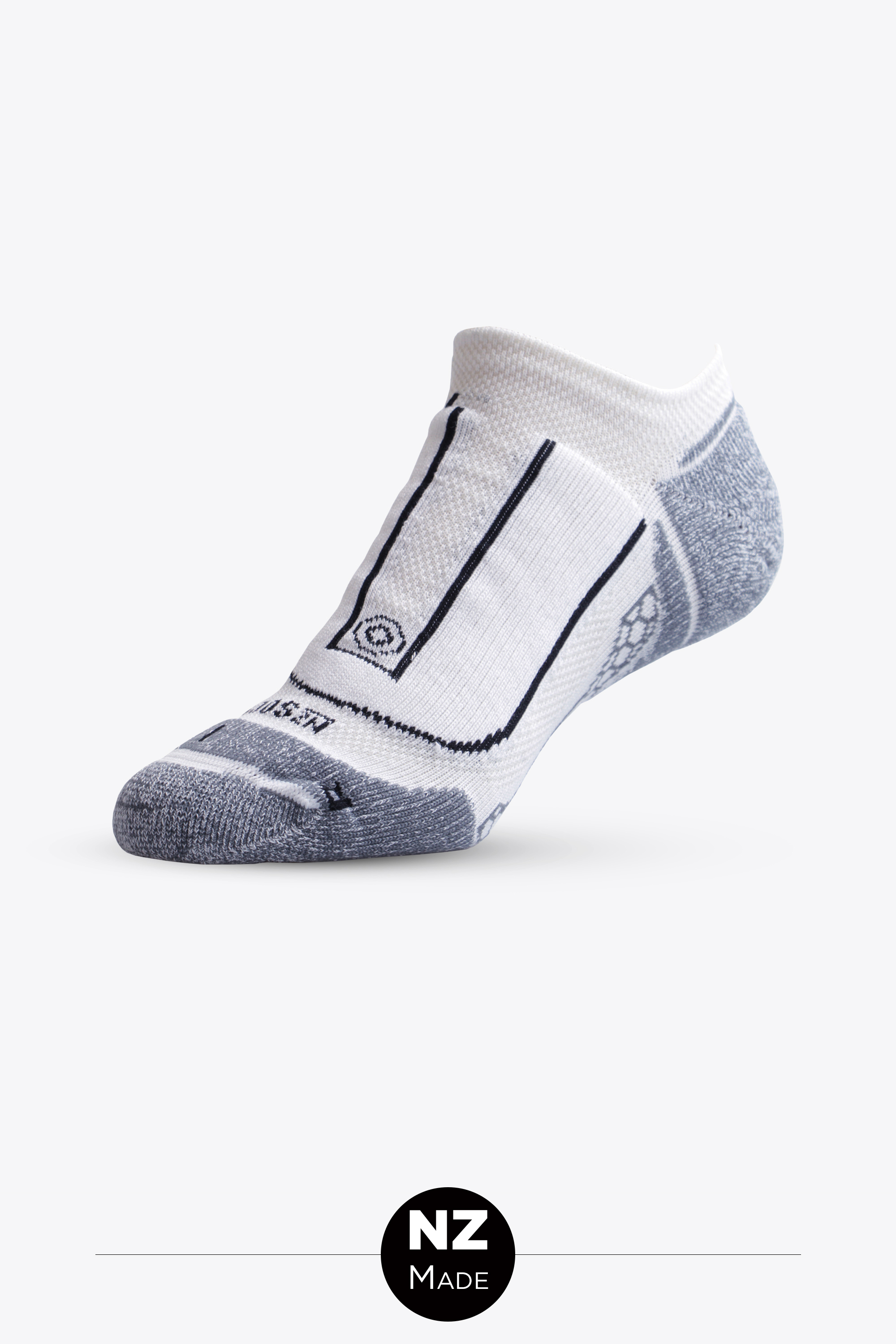 Performance Tec No Show - white