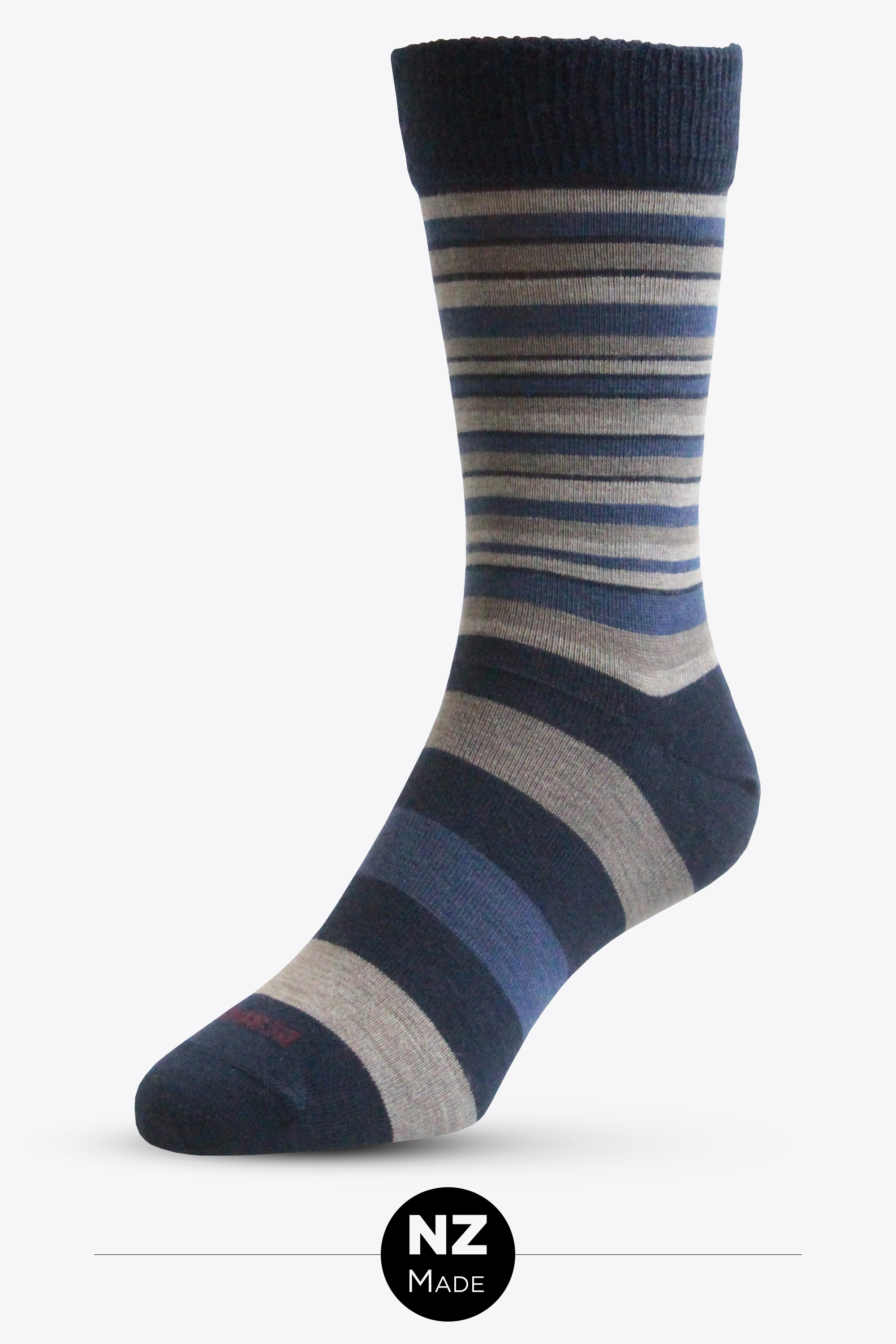 Merino Multi Stripe - navy