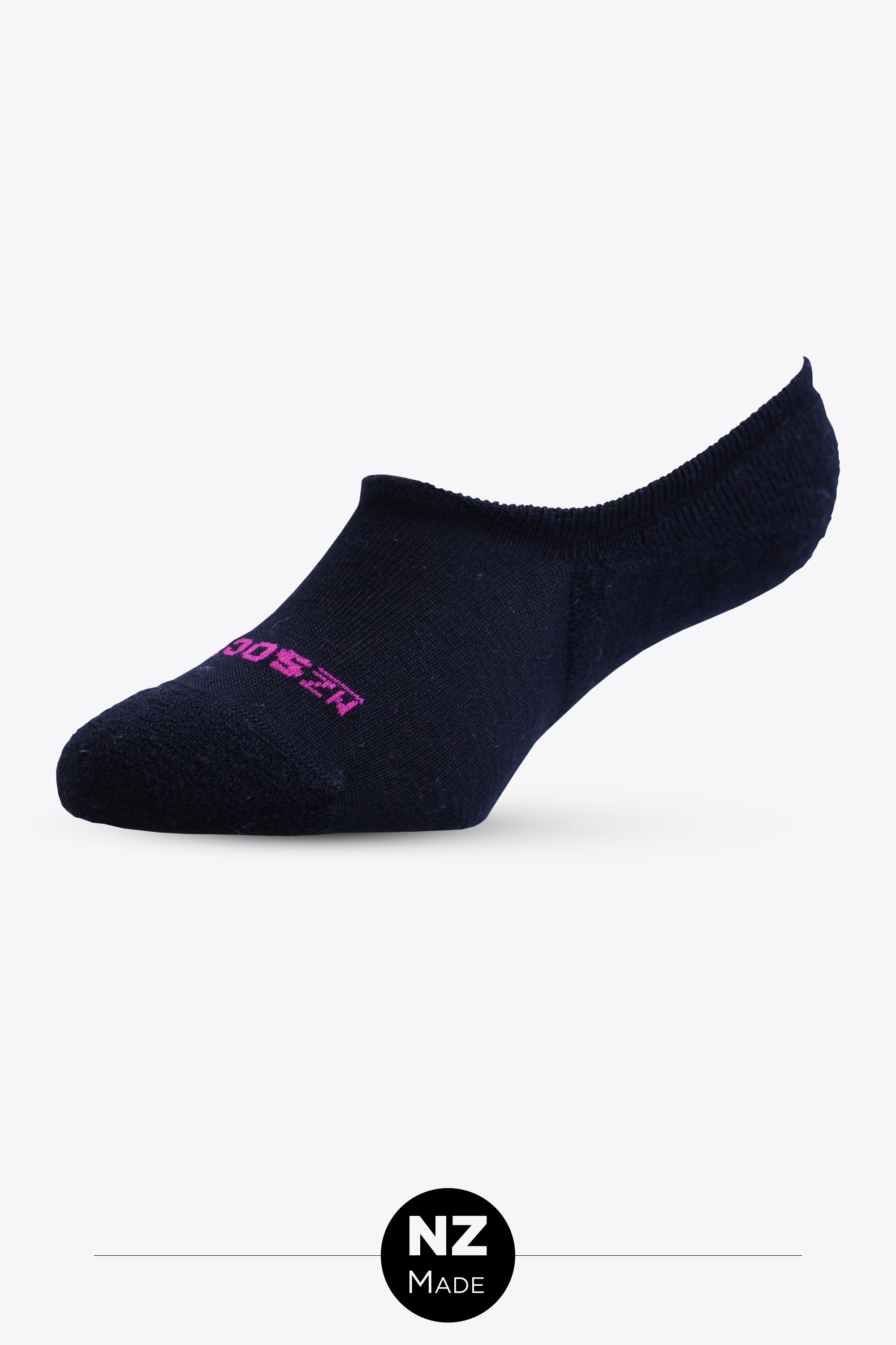 Nuyarn Sneaker Sock - black