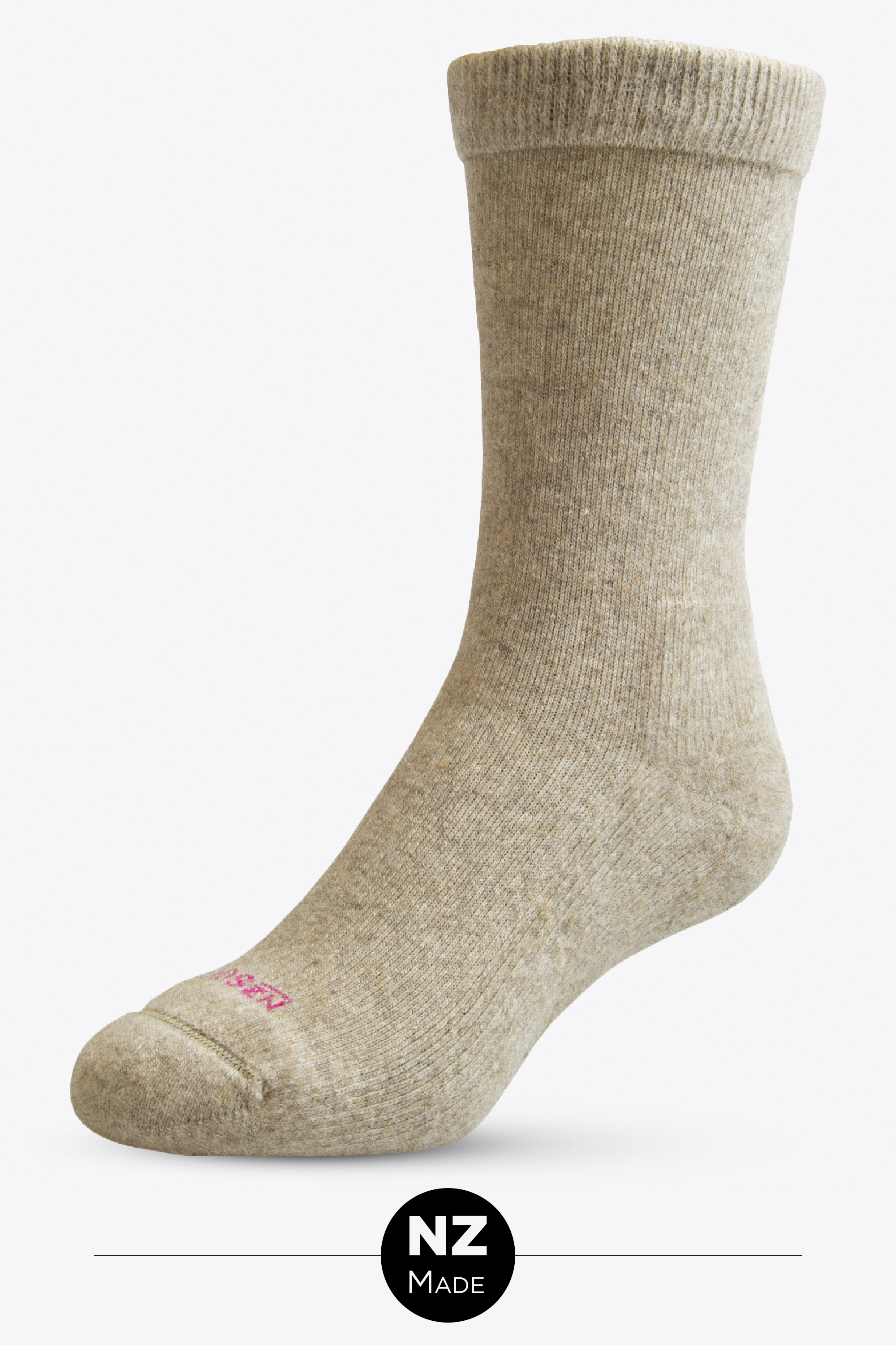 Merino / Possum Cushion Crew - natural