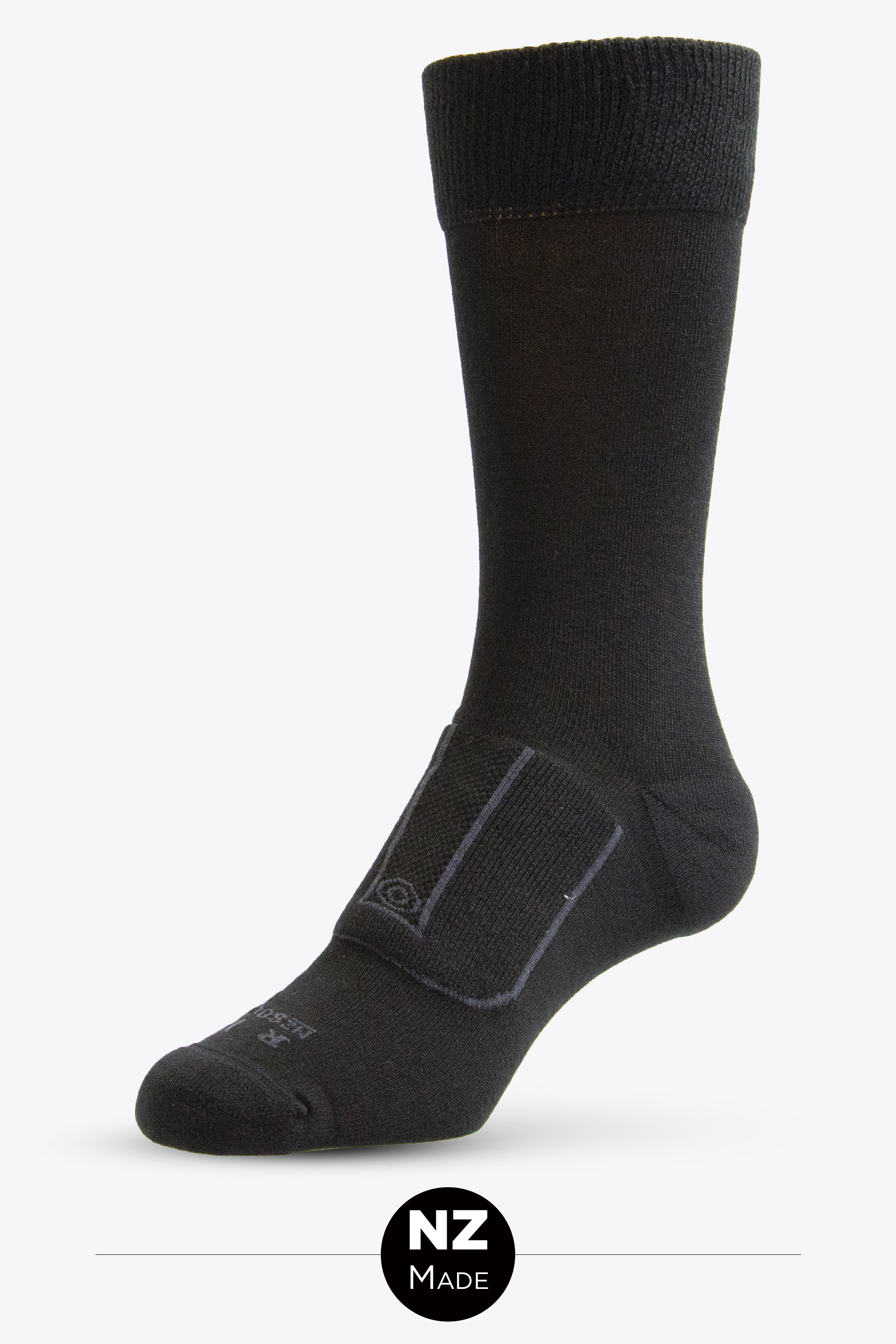 NuYarn Health Sock - Queen Size - black